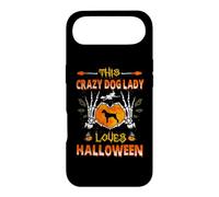 Custodia per iPhone Air This Crazy Dog Lady German Wirehaired Loves Halloween