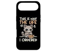 Custodia per iPhone Air This is not the life I ordered cute raccoon