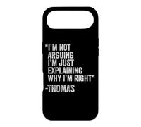 Custodia per iPhone Air Thomas Citazione Divertente Compleanno Personalizzato Nome Idea Ingegnere