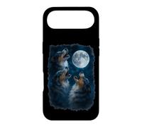 Custodia per iPhone Air Three Australian Shepherd Howling At The Moon 3 Aussie Moon