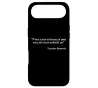 Custodia per iPhone Air Tie a Knot and Hold On Shirt Theodore Roosevelt Citazione
