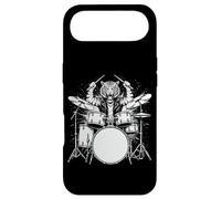 Custodia per iPhone Air Tiger Drummer Rock Wild Animal Suonare la batteria