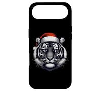 Custodia per iPhone Air Tigre con cappello di Babbo Natale Natale amante dello zoo custode safari
