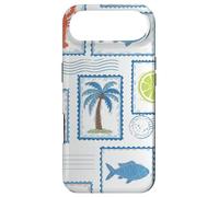 Custodia per iPhone Air Timbro postale costiero del Mediterraneo Ocean Life Summer