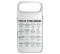 Custodia per iPhone Air Tipi di dischi volanti UFO Alien Space Science Lovers