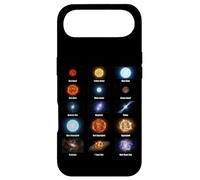 Custodia per iPhone Air Tipi di stelle Grafico astronomico Oggetti stellari Educativi