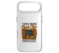 Custodia per iPhone Air Tired Moms Book Club Coffee Chaos & Chapters Graphic