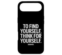 Custodia per iPhone Air To find yourself Socrates frase di un filosofo