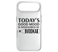 Custodia per iPhone Air Today's Good Mood is Sponsored By Vodka May Contain Vodka