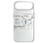 Custodia per iPhone Air Tokyo Japan Train Suburban Line Railway - Souvenir Mappa del percorso