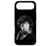 Custodia per iPhone Air Tom Baker - Espressione spaventata Doctor Who, in bianco e nero