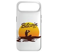 Custodia per iPhone Air Tramonto sulla spiaggia di Bitcoin