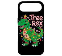 Custodia per iPhone Air TREE REX Christmas Costume T-Rex Dinosaur Xmas Light Family