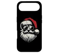 Custodia per iPhone Air Trendy Santa Claus Hat with Beard and Shades for Christmas