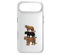 Custodia per iPhone Air Trio Felini Tigre Pantera Giaguaro Animali Selvaggi