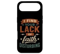 Custodia per iPhone Air Trovo la tua mancanza di fede inquietante - Christian divertente