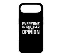Custodia per iPhone Air Tutti hanno diritto alla mia opinione Divertente commento sarcastico