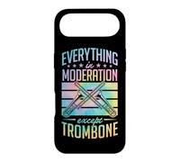 Custodia per iPhone Air Tutto con moderazione tranne il trombone in stile retrò