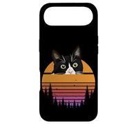 Custodia per iPhone Air Tuxedo Cat Retro 70s Sunset Vintage Cat Lover