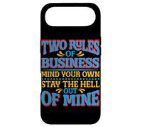 Custodia per iPhone Air Two Rules Of Business, Mind Your Own_-