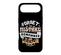 Custodia per iPhone Air Typographic Forget The Mistake Remember The Lesson Retro
