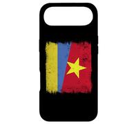 Custodia per iPhone Air Ucraina Vietnam Half Flag Storia ucraina vietnamita