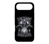 Custodia per iPhone Air Ufficiale Spiral Nine Lives Motorcycle Rider Gothic Fantasy