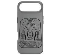 Custodia per iPhone Air UFO Abduction Invasione aliena Arte minimalista