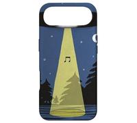 Custodia per iPhone Air UFO Vinile Record Beam Night Forest Moon Music Art