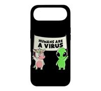 Custodia per iPhone Air Umani e un virus Alien & Cow Cute Buddies Banner EduEly