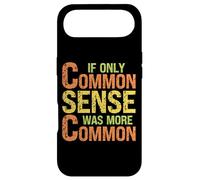 Custodia per iPhone Air Umorismo sarcastico - Se solo il buon senso fosse più comune