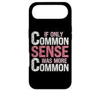 Custodia per iPhone Air Umorismo sarcastico - Se solo il buon senso fosse più comune