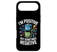 Custodia per iPhone Air Umorismo scientifico positivo della batteria negativa