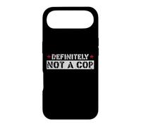 Custodia per iPhone Air Undercover Police Costume Definitely Not A Cop His Her