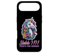 Custodia per iPhone Air Unicorno pazzo divertente per una persona instabile