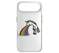 Custodia per iPhone Air Unicorno Vomito Arcobaleno Umorismo Cartone Divertente Buffo
