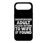 Custodia per iPhone Air Unsupervised Adult Please Return To Wife If Found -