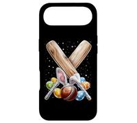 Custodia per iPhone Air Uova di coniglio pasquale squadra giocatore di cricket orecchie da coniglio