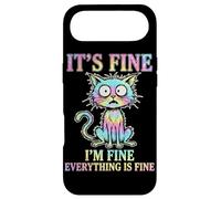 Custodia per iPhone Air Va bene Sto bene Va tutto bene Cat Humor Tie Dye