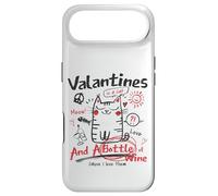 Custodia per iPhone Air Valentines Is A Cat And A Bottle Of Wine Cause I Love Them