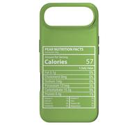 Custodia per iPhone Air Valori nutrizionali della pera Design divertente dell'etichetta macro della frutta