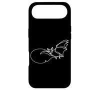 Custodia per iPhone Air Vampire Bat Line Art Wildlife Illustrazione Design