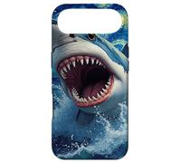 Custodia per iPhone Air Van Gogh's Starry Night Shark Ocean Predator Animal Lovers