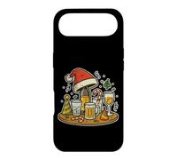 Custodia per iPhone Air Vassoio per bevande con cappello di Babbo Natale