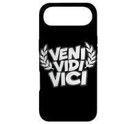 Custodia per iPhone Air Veni Vidi Vici Il vincitore del testo latino prende tutto