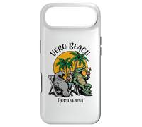 Custodia per iPhone Air Vero Beach Florida USA, design divertente lamantino a coccodrillo