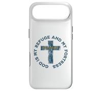 Custodia per iPhone Air Versetto cristiano Dio è il mio rifugio e la mia fortezza Salmi 91