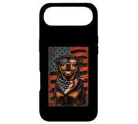 Custodia per iPhone Air Veterans Day USA American Flag Rottweiler