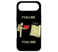 Custodia per iPhone Air Viaggiatore che offre cuore per mappare l'arte minimalista dell'esplorazione