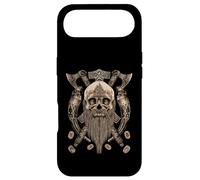 Custodia per iPhone Air Viking Skull with Beard - Viking Axe - Viking Drinking Horn